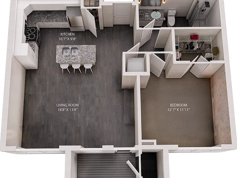 Vista Units Dimensioned Spaces Length & Width_East Vista Units Dimensioned Spaces Length & Width_East
