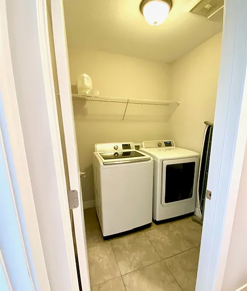 Second floor washer/dryer
