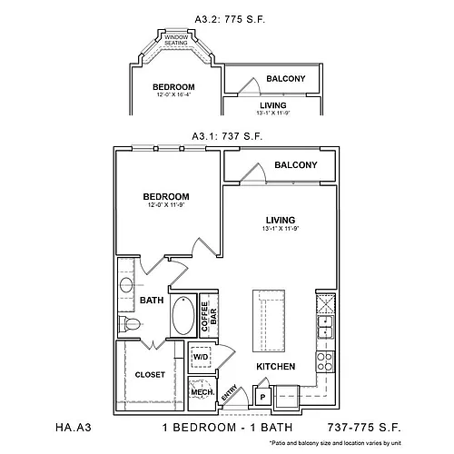 Floor plan HA.A3
