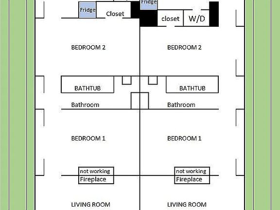 This is a duplex, this specific unit is the one on the left side of this photo. The other side is currently rented.