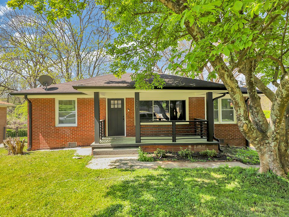 Front of the house showing shared front porch