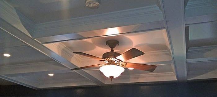 Ceiling detail/Living Rm
