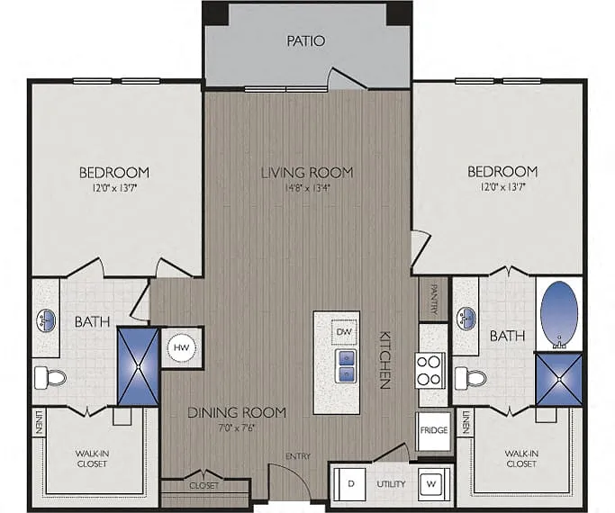 Floor plan B3