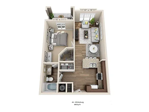 Floor plan Whitesburg