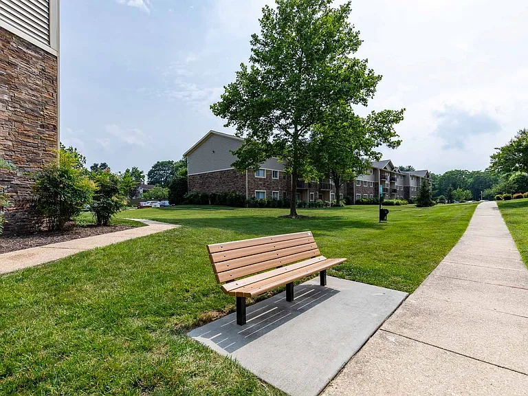 Walking Paths with Bench Seating