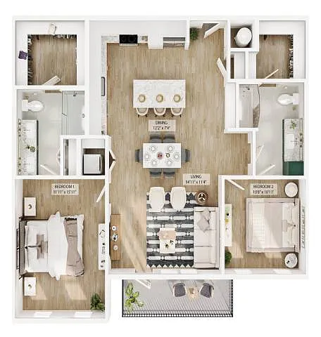 Floor plan B8