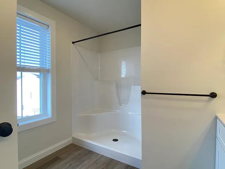 Primary bathroom, walk in shower