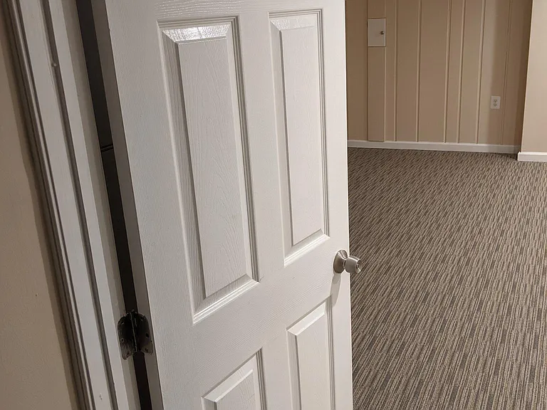 Doorway from Kitchen to Bedroom/Living Room