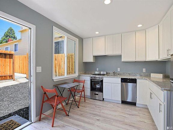 kitchen (outside is now grass and plants)