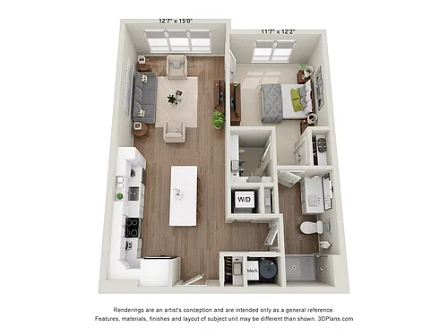 Floor plan A1-M2