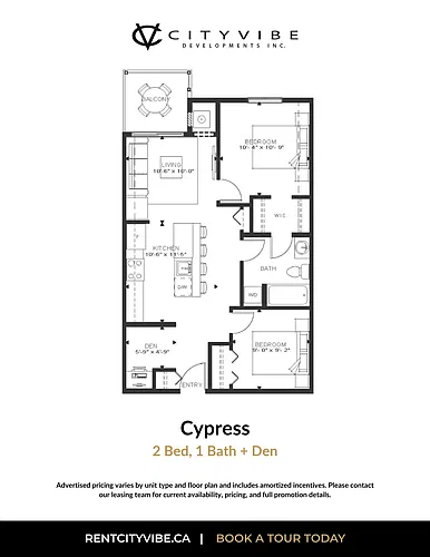 Floor plan 2 Bedroom