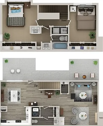 Two Bedroom Two Half Bath Floor Plan Two Bedroom Two Half Bath Floor Plan