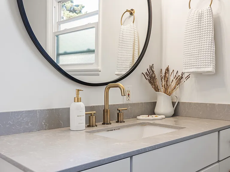 Master bathroom.