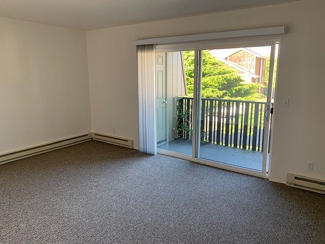 Living room with private balcony