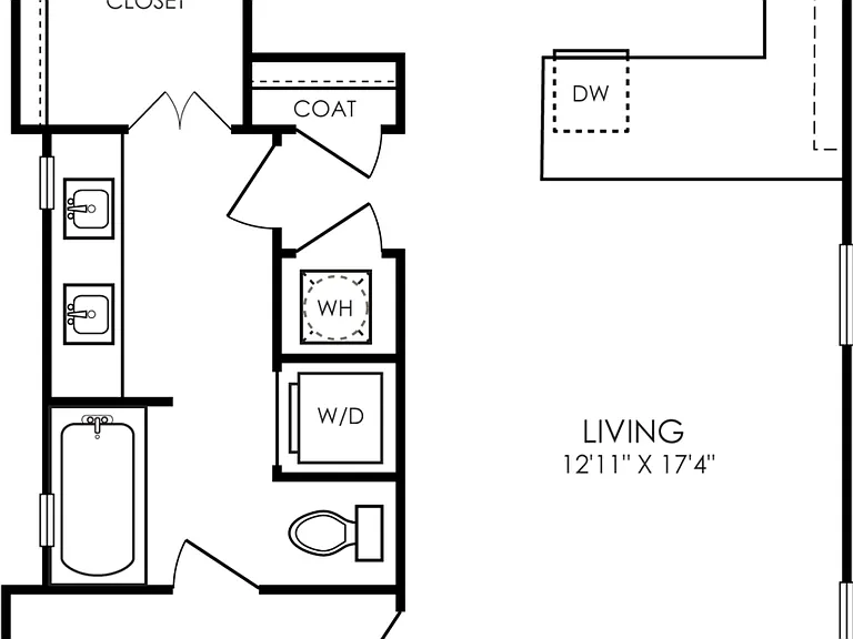 SF - A1 floor plan Alpine Village