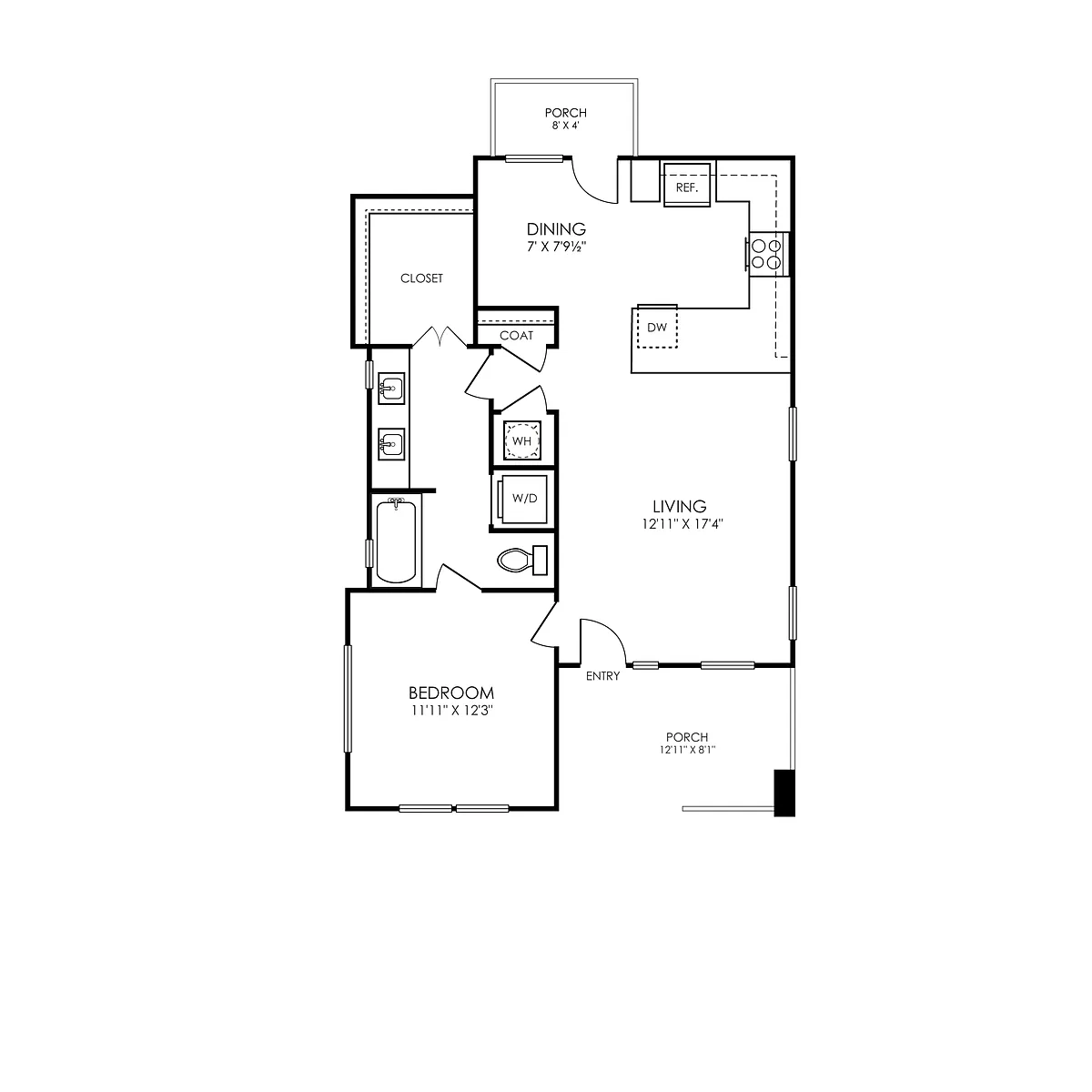 Floor plan SF - A1