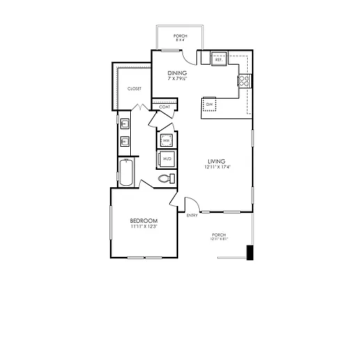 Floor plan SF - A1
