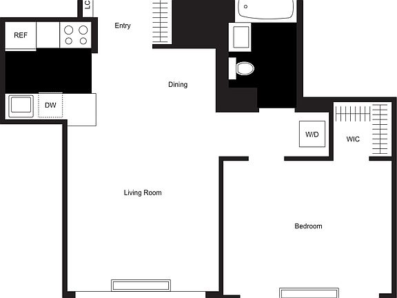 2nd image of 500 W 56th St APT 2001