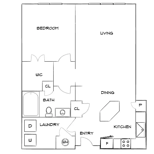 Floor plan Design 1B