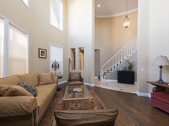 Dramatic Living Room, Soaring Ceilings