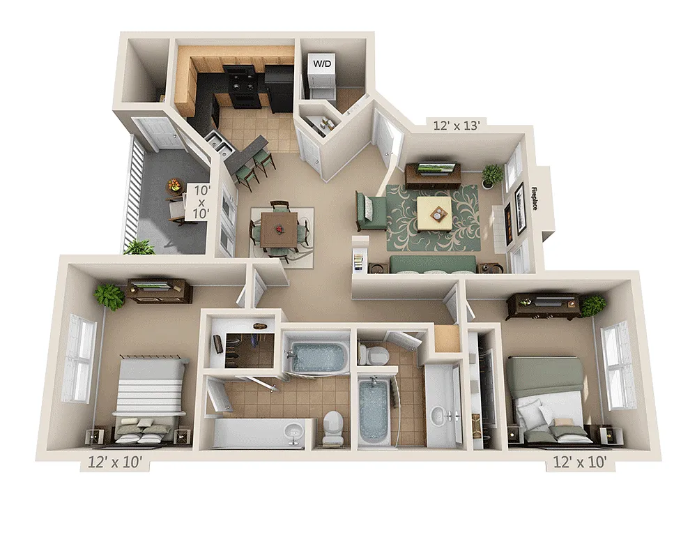 Floor plan The Grant
