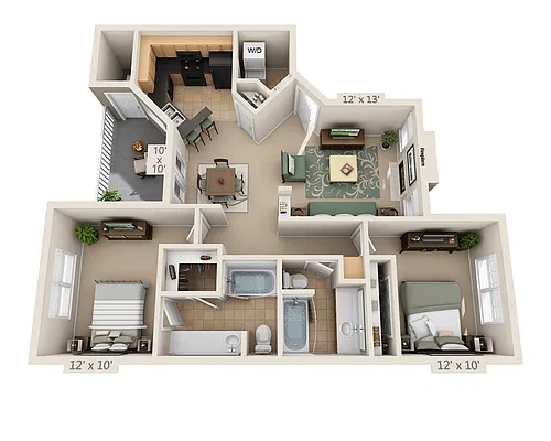 Floor plan The Grant