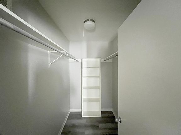 Walk-in closet.