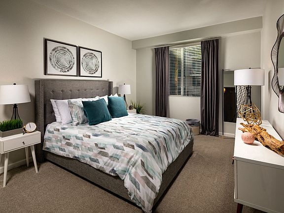 Pet-Friendly Apartments in La Mesa CA - The District - Spacious Bedroom with Plush Carpeting