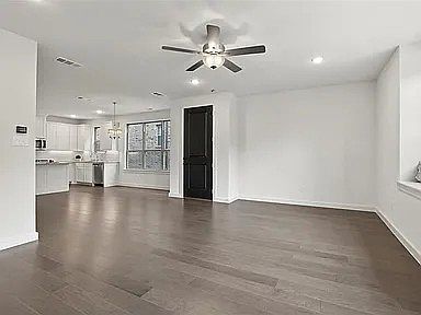 Formal Living , den, kitchen view downstairs