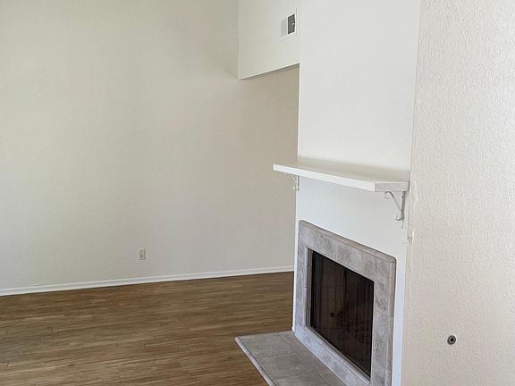 Living room with gas fireplace