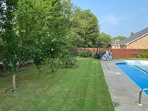 Fruit trees in Backyard