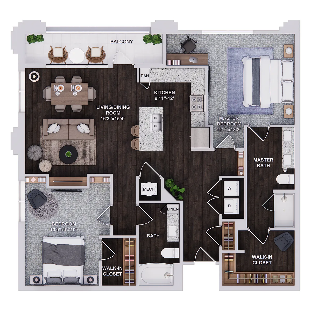 Floor plan B3
