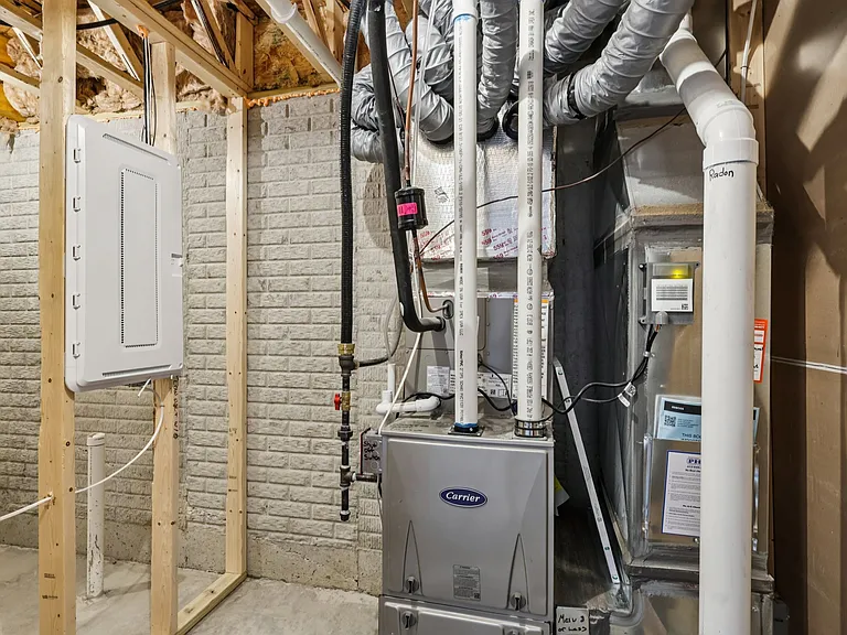 Basement Utility Room 3 - Energy efficient RHEIA HVAC system