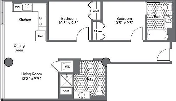 2F floor plan The Hecht Warehouse