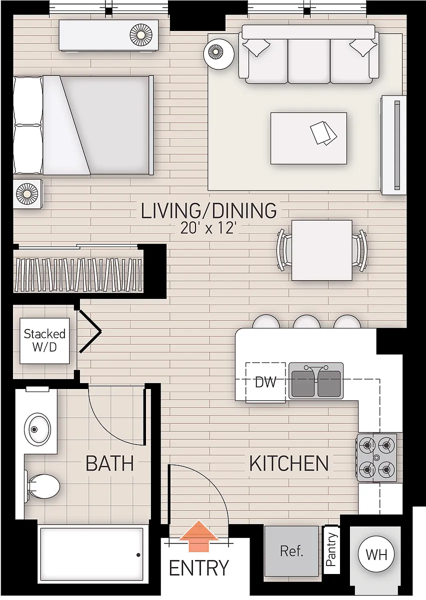 Floor plan River View I - Plan A