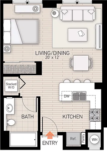 Floor plan River View I - Plan A