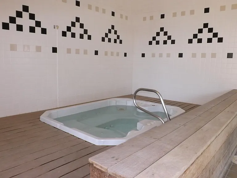 Community hot tub in the building.