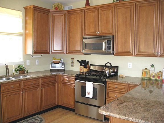 Kitchen with granite counters