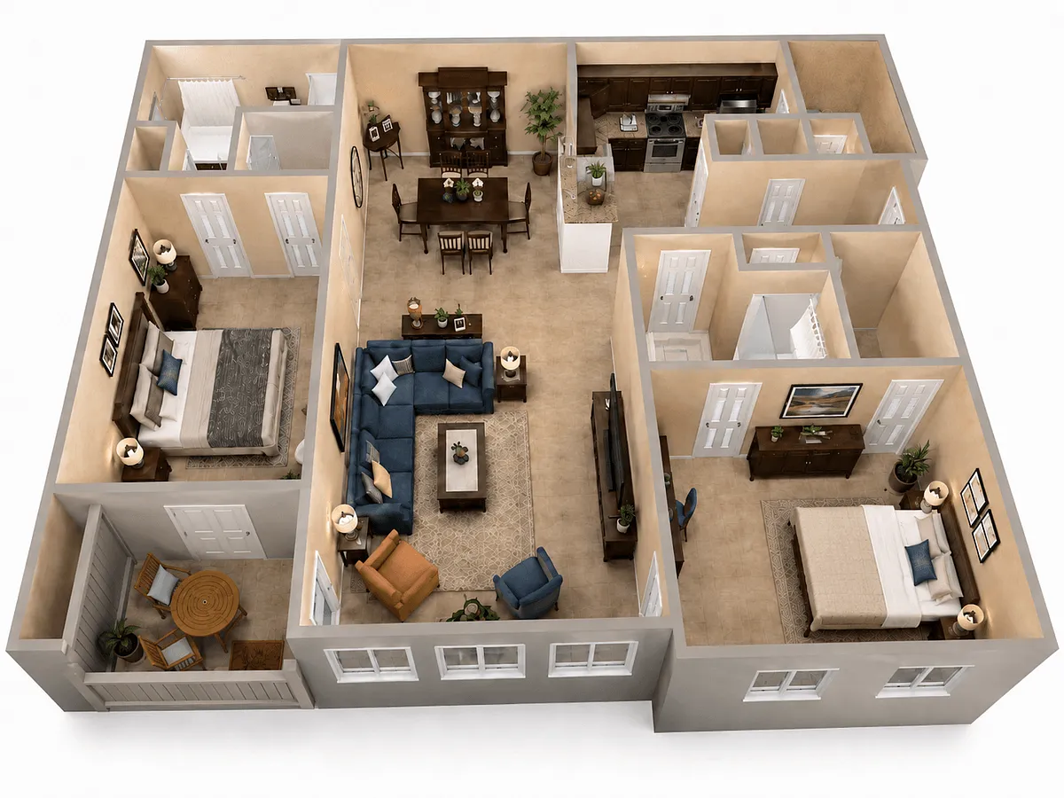 Floor plan Evangeline