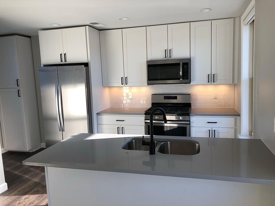 awesome kitchen! with pull out pantry and area for bar cart