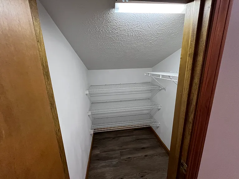 Second floor closet in hallway.