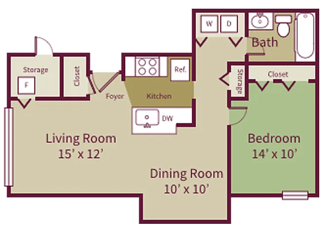 Floor plan Dillon