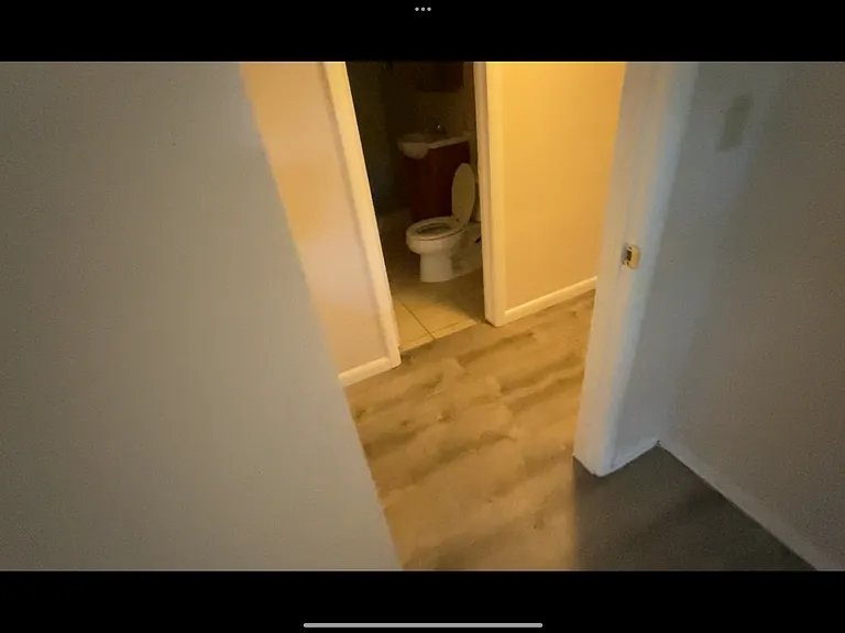View into Basement Bathroom from Basement Bedroom #2