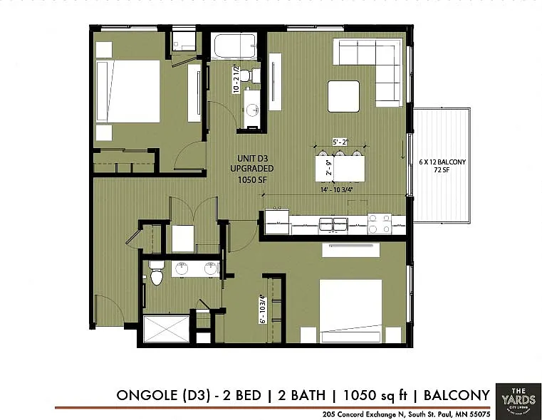Floor plan The Yards - Ongole (D3)