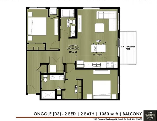 Floor plan The Yards - Ongole (D3)