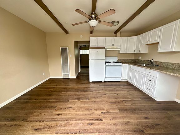 Living room and kitchen