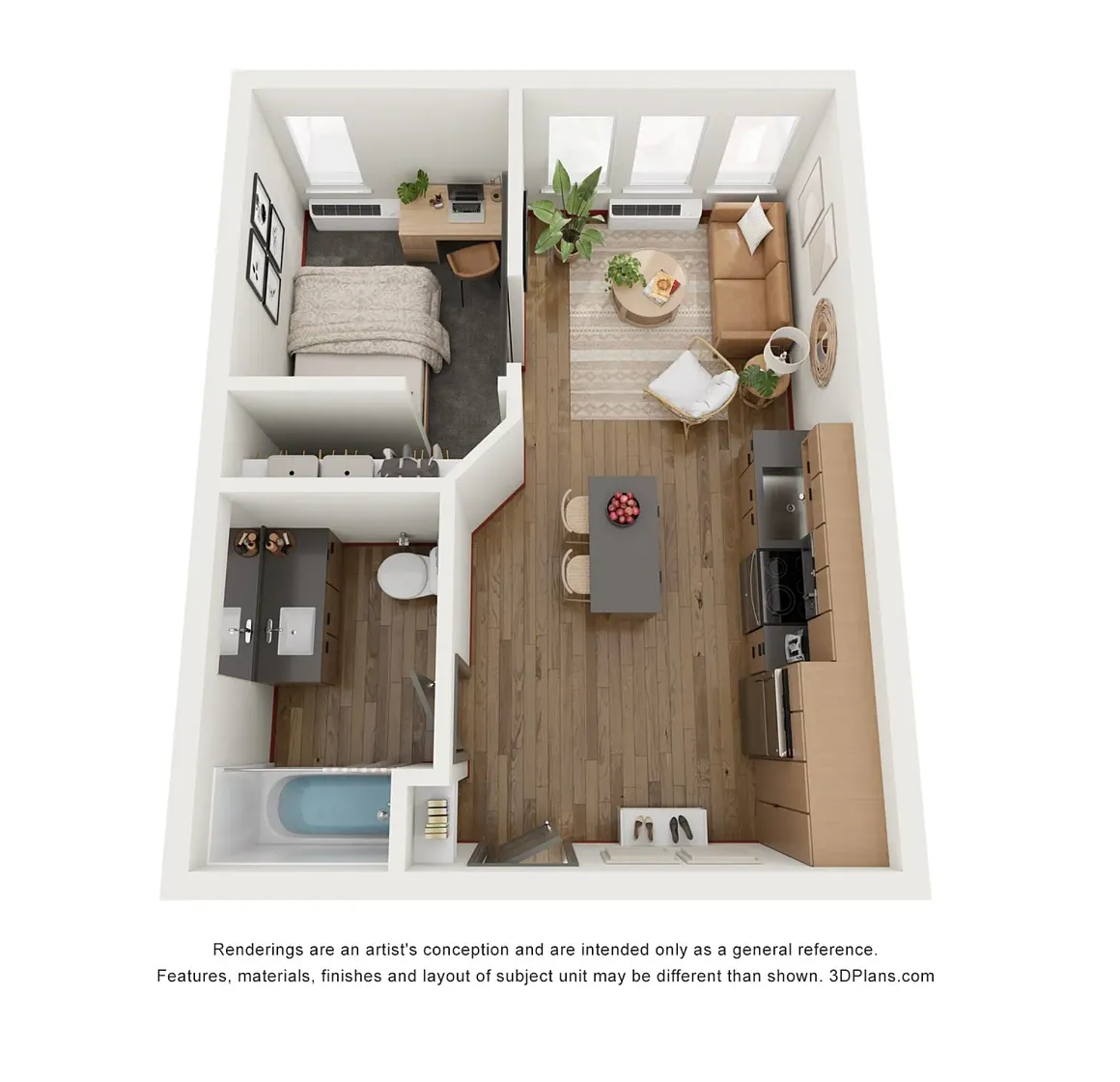 Floor plan Junction E
