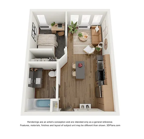 Floor plan Junction E