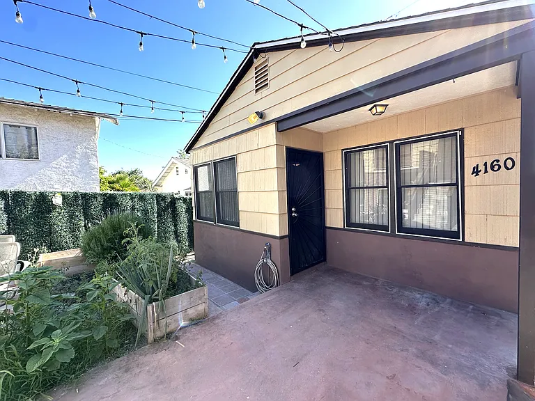 Front entrance to the cottage