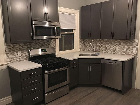 Kitchen with Stainless Appliances, including dishwasher